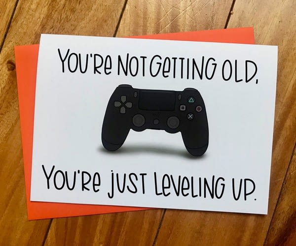 #33 You're Not Old, You're Just Leveling Up Card You're Not Old, You're Just Leveling Up Card