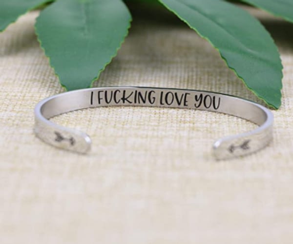 I F*cking Love You Cuff Bracelet