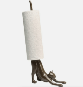 oga Cat Paper Towel Holder