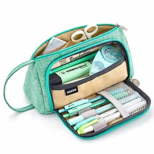 EASTHILL Large Capacity Pencil Case Pen Bag Pouch Holder