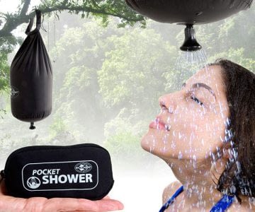 Lightweight Pocket Shower