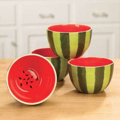 Watermelon Bowls Set of 4
