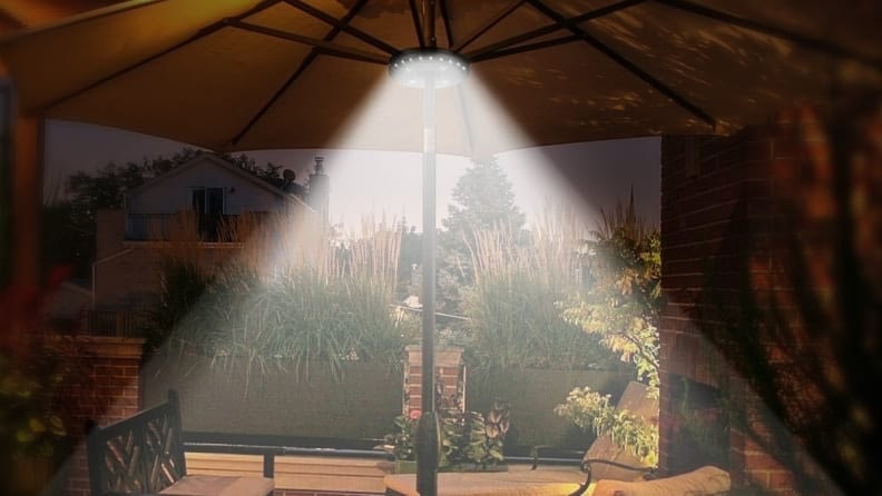 patio umbrella light